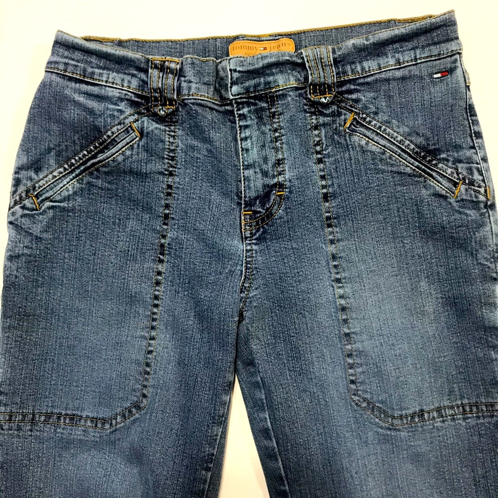 Tommy Hilfiger boot cut jeans.